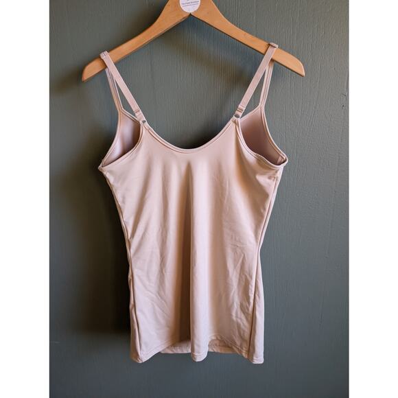 XL Maidenform Nude Cami Shaper with Bra - Picture 2 of 4